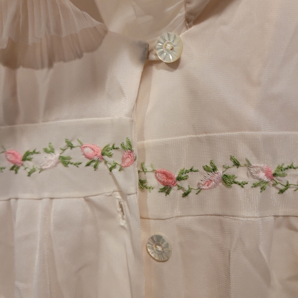 Vintage Rogers Pajama/lingerie Top EUC Size 32 - Picture 4 of 10